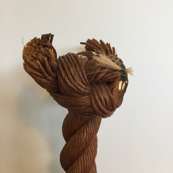 Lion and Cub Rope Sculpture - Picture 7 of 8